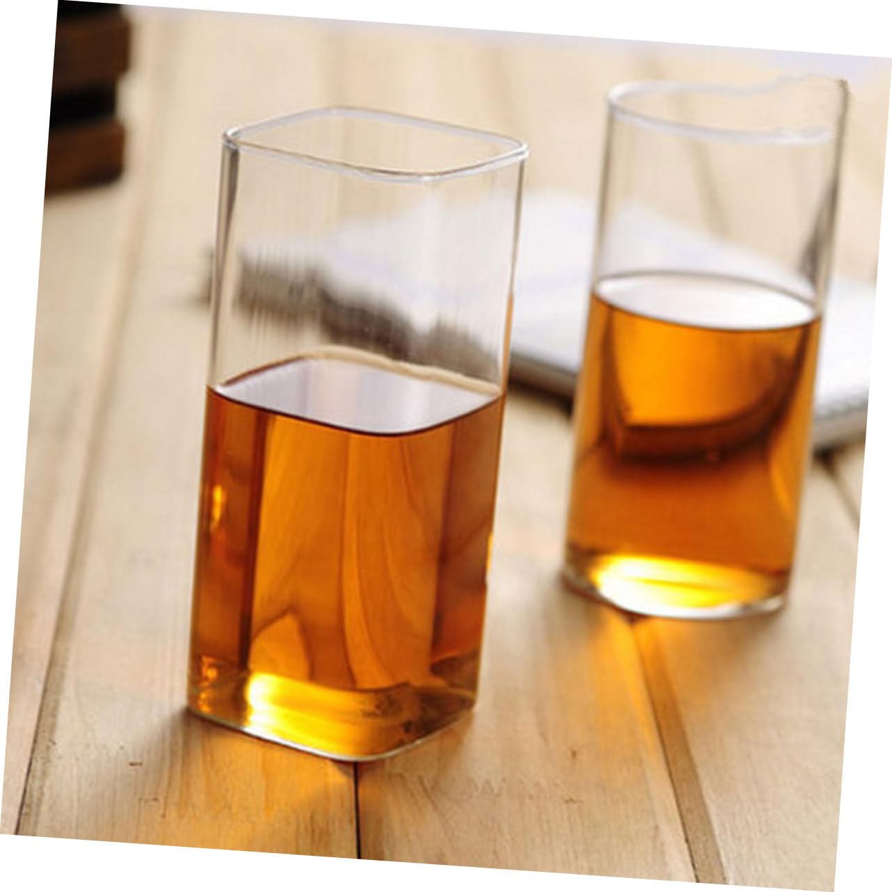 Alipis 6 pezzi Bicchieri Colazione Vetro Borosilicato Tazze Trasparenti Creative per Bevande Calde e Fredde Adatte Cocktail