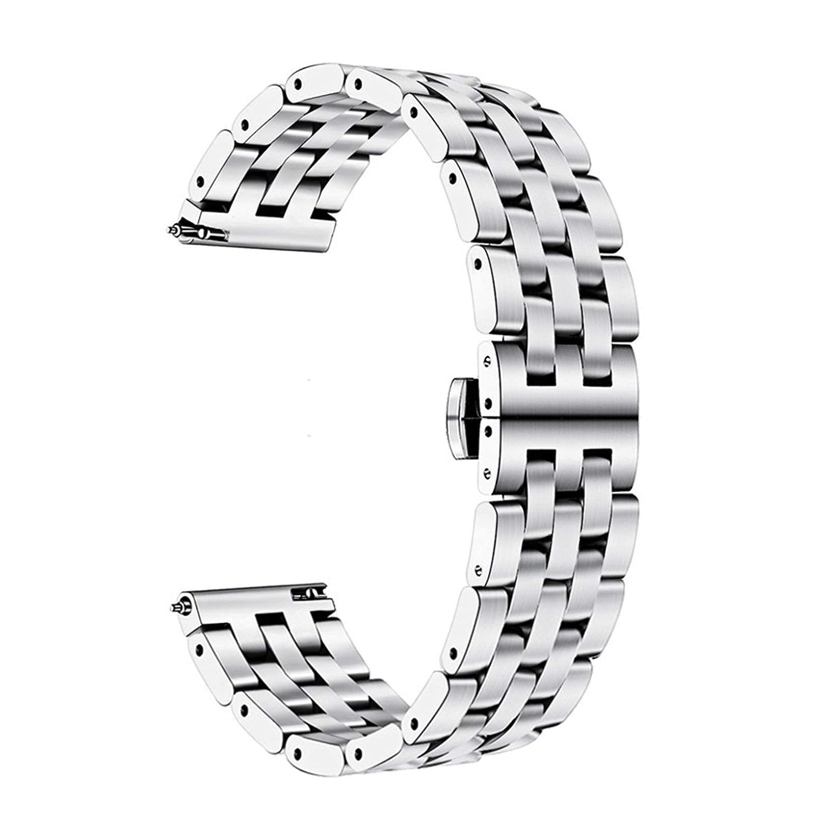 Bracelet de rechange en acier inoxydable de 20 mm et 22 mm, 20 mm
