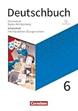 Deutschbuch Gymnasium 6. Schuljahr - Baden-Württemberg - Ausgabe 2025 - Arbeitsheft mit interaktiven Übungen online: Mit Lösungen und Erklärfilmen