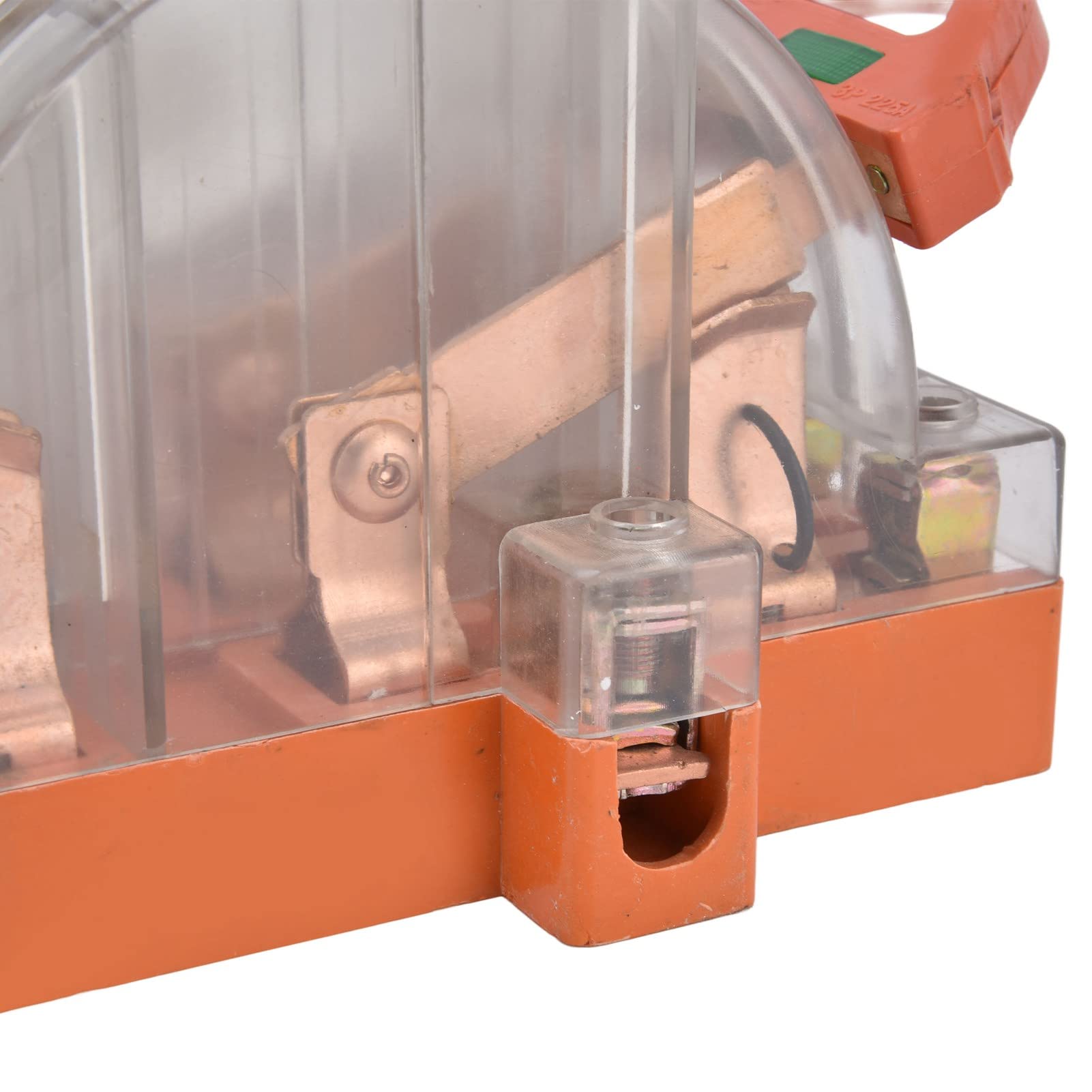 CHICIRIS Interruptor de Cuchilla de Desconexión de Doble Tiro de 3, Interruptor de Seguridad de 225 A AC380 V con Carcasa Transparente para Sistemas Eléctricos Industriales