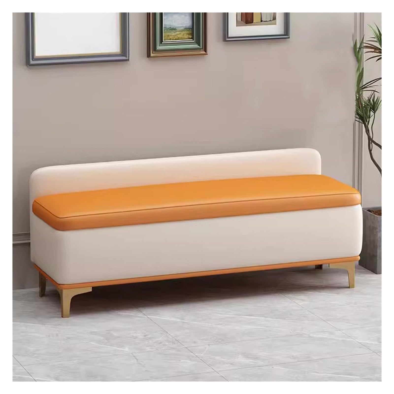 Banc de rangement ottoman pour éliminer le désordre dans votre salon ou votre chambre