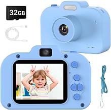 Kinderkamera mit Selfie-Modus, 32GB Karte