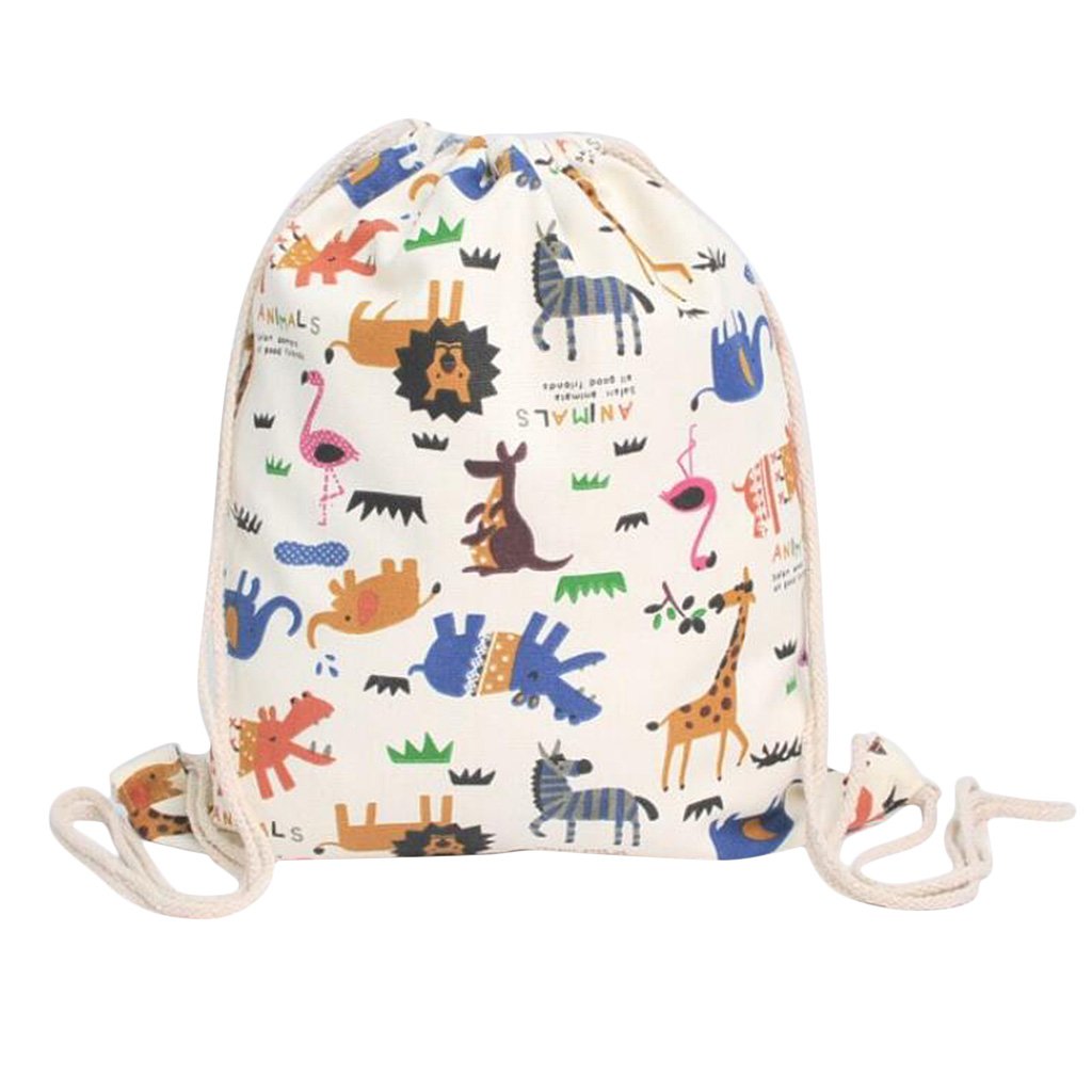 Cosmetic Storage Bag Travel Pack Drawstring Backpack Students School Bag-picture-55