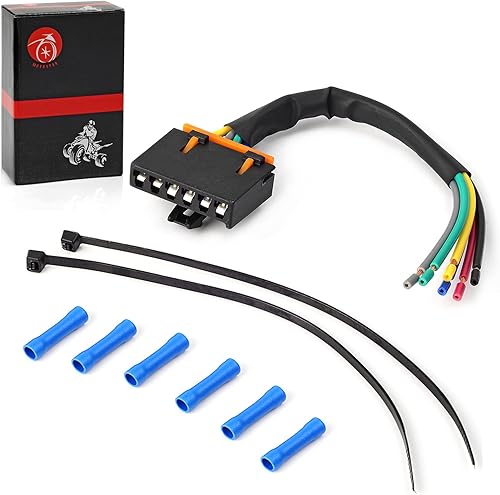 Miniatura 2 de Arnés de reparación de interruptor de llave de encendido de 6 pines, compatible con Polaris Sportsman Magnum Scrambler Hawkeye Trail Blazer Boss 250