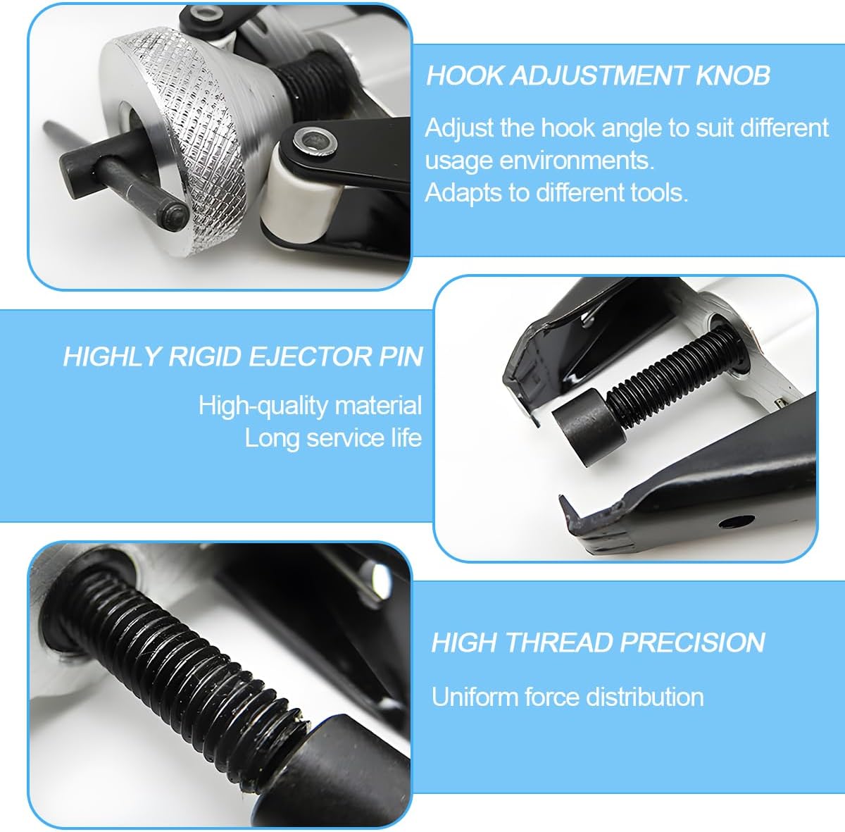 Car Battery Terminal and Wiper Arm Puller, Windscreen Wiper Remover Tool Kit, Portable Automotive Windshield Arms Removal Repair Accessories, Universal for Vehicles