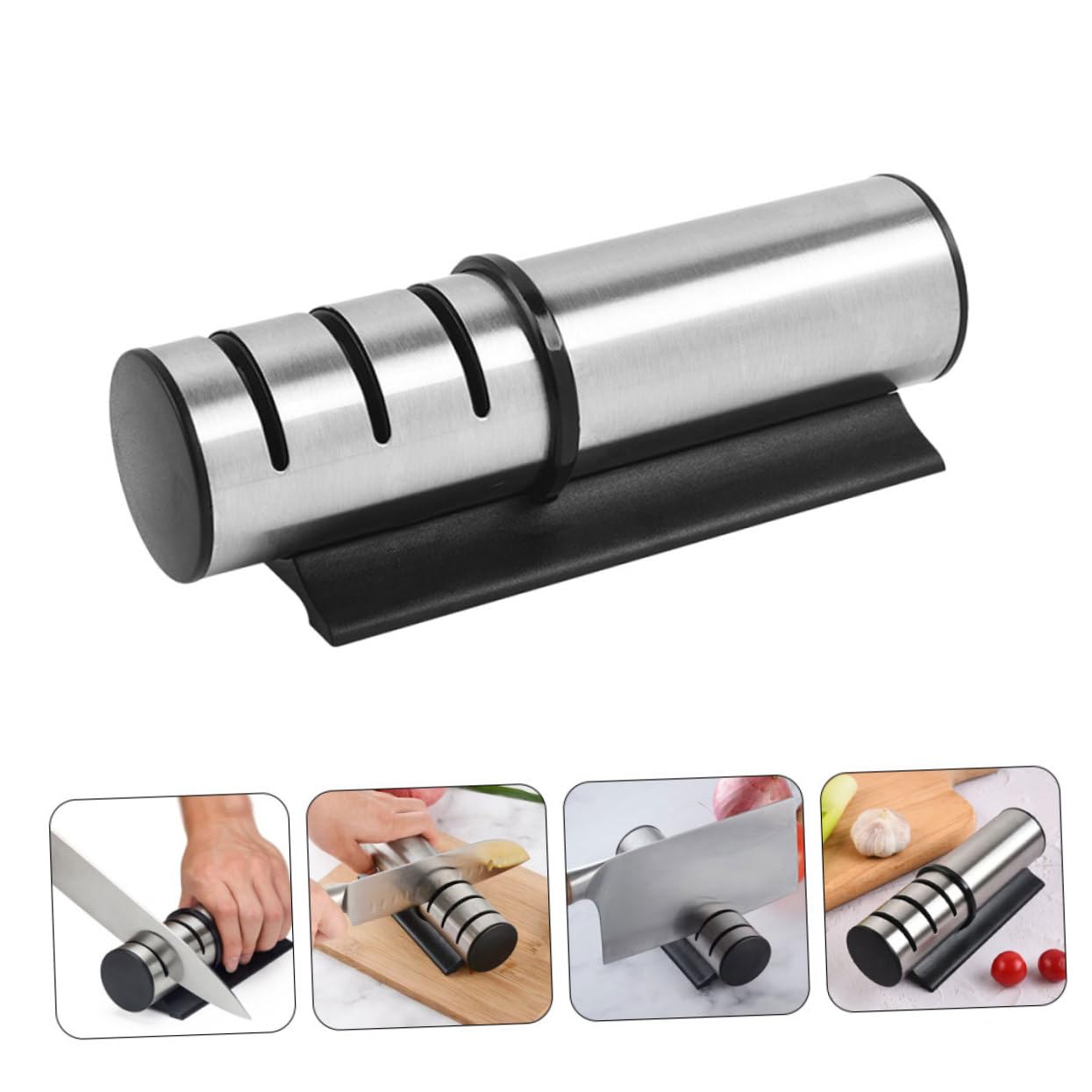 MAGICLULU Affilacoltelli Portatile Per Affilare Da Cucina Affilacoltelli Per Forbici - Design Del Pad