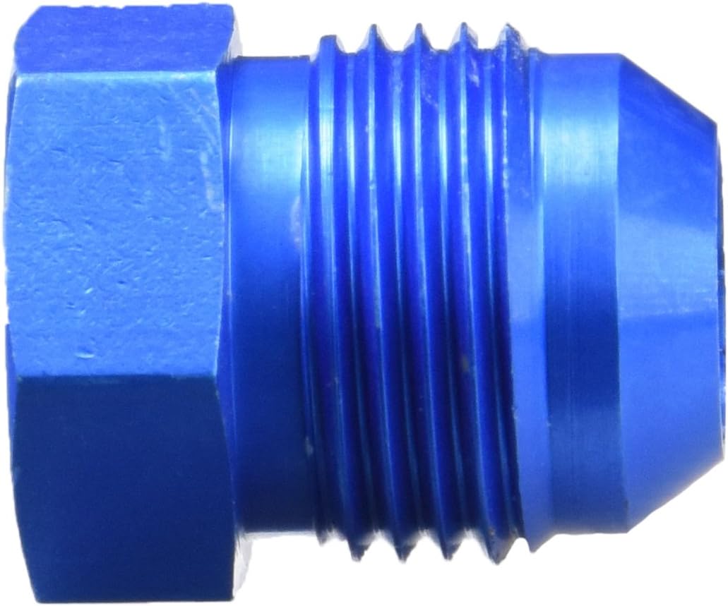 Aeroquip FCM3716 Blue Anodized Aluminum -10AN Flare Plug