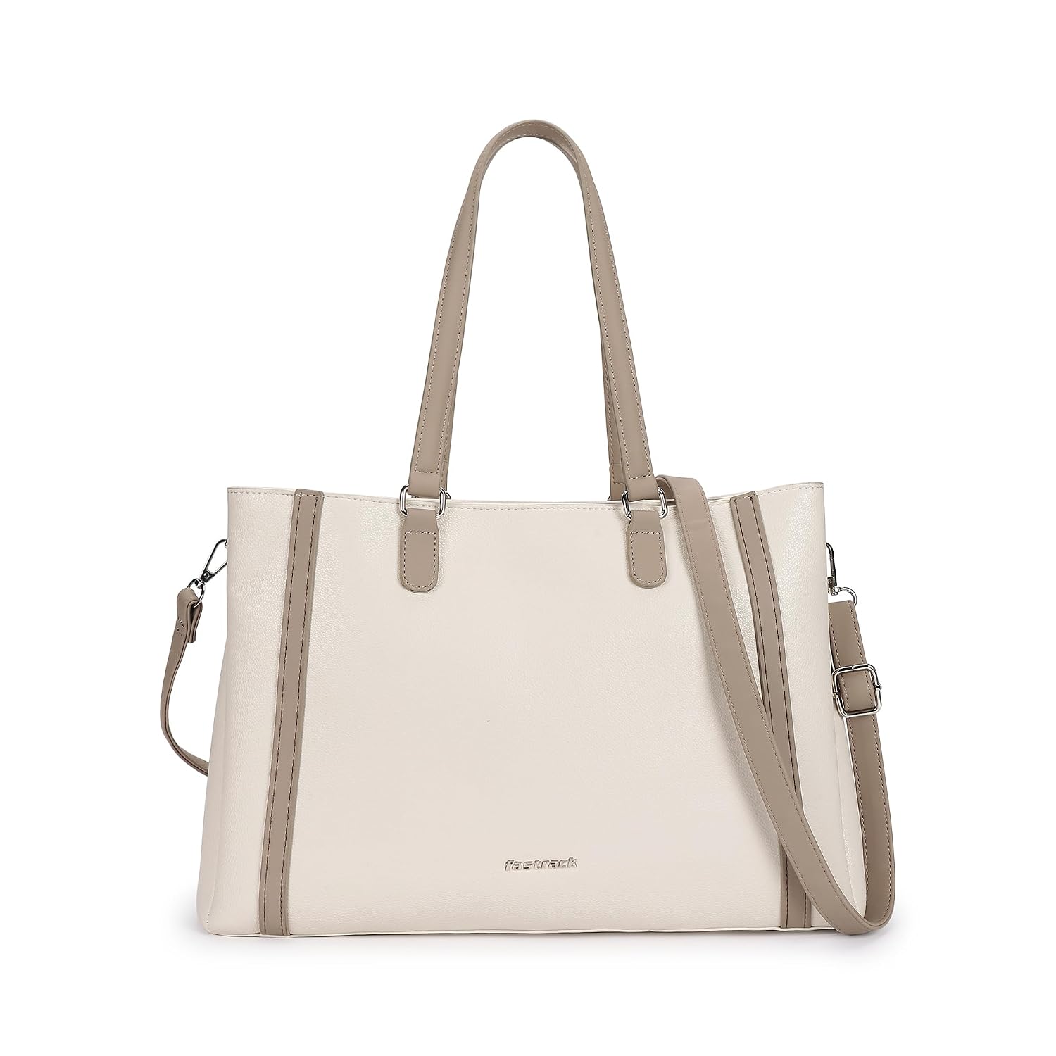 Structured Laptop Tote Bag for Women | Faux Leather Work Bag with 14-Inch Padded Sleeve, 3 Compartments, Zip & Magnetic Cl... - Review, Price and Buying Guide