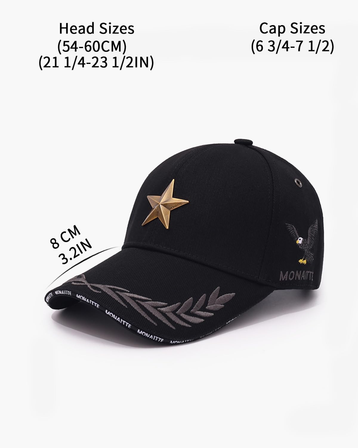 Baseball Cap Embroidered Fashionable Men's Hat