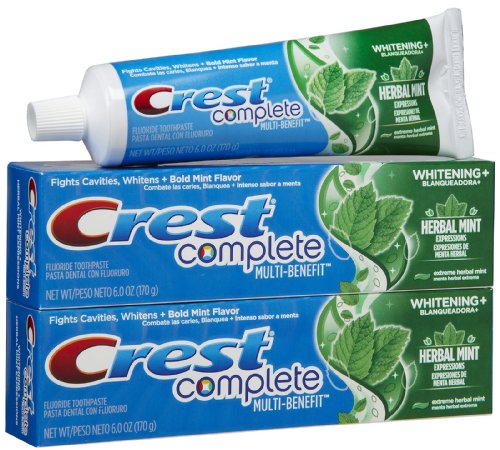 Crest Whitening Expressions Toothpaste, Extreme Herbal mint - 6 oz - 2 pk
