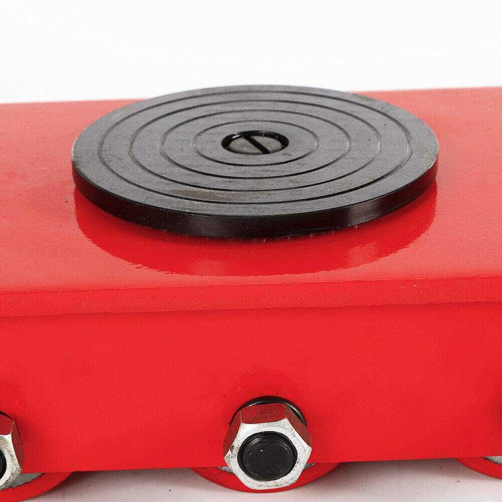 max.12T/8T - Carrello industriale per carro armato pesante, ruote per il trasporto industriale, rotazione 360 (8T ROSS)