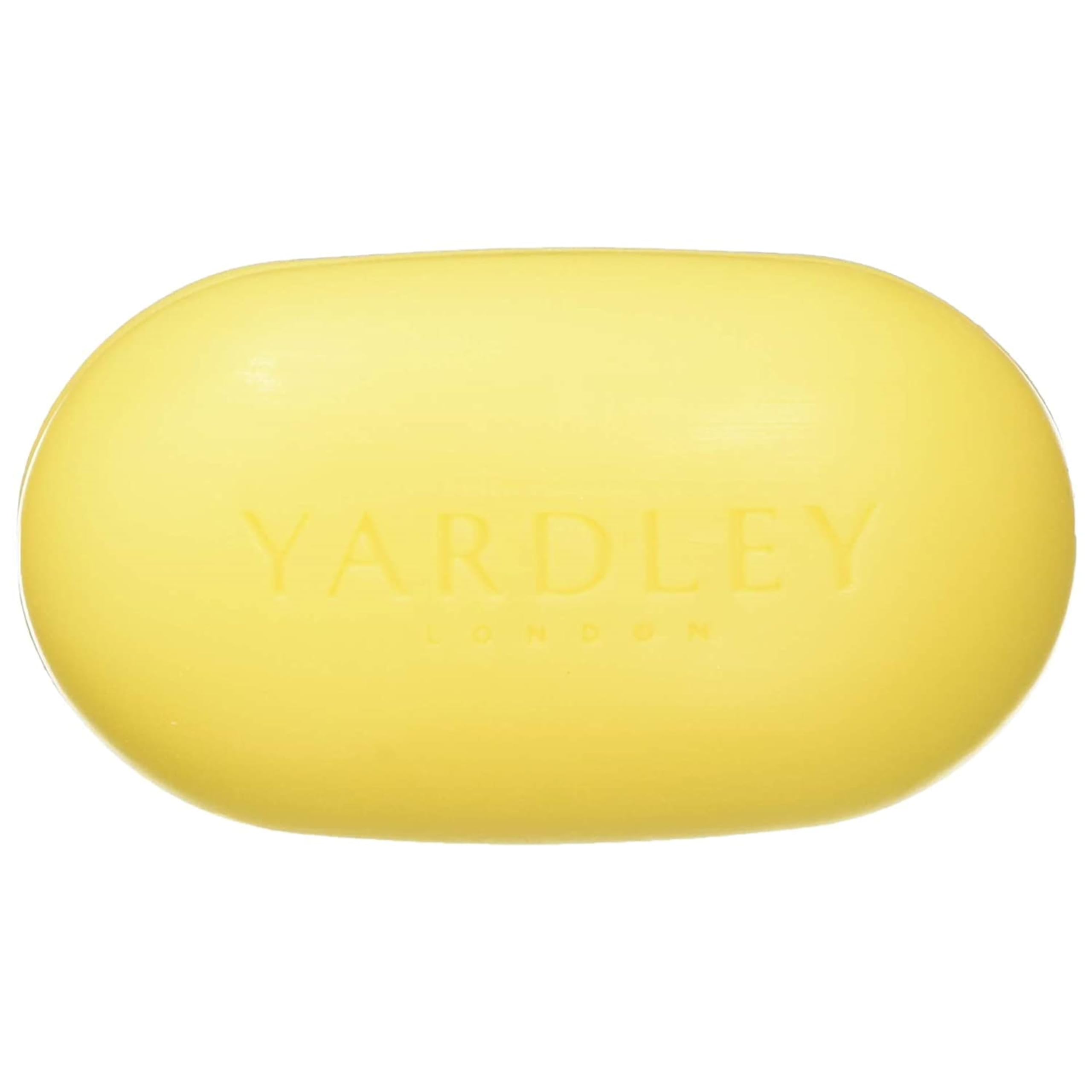 Yardley London Zitronenverbene Seife mit Sheabutter und reinem Zitrusöl, feuchtigkeitsspendend, 120 g (1 Stück)