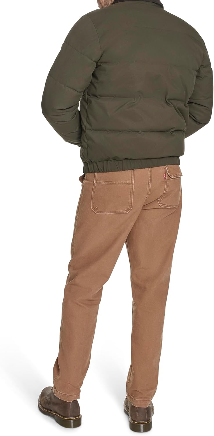 Levi's mens Quilted Depot Jacket With Sherpa Collar - Image 4