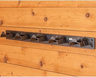 EASY-UP Horse Stall Double Hanger Tack Rack | 10 Available Hanging Areas | Fits Many Locations | Easy to Transport | Stay Organized at Shows | Gray Armor Rust Resistant Steel Frame