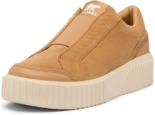 Sorel ONA Ave Slip-ON Sneaker, Zapatillas de Invierno Mujer, Tawny Buff, Chalk, 