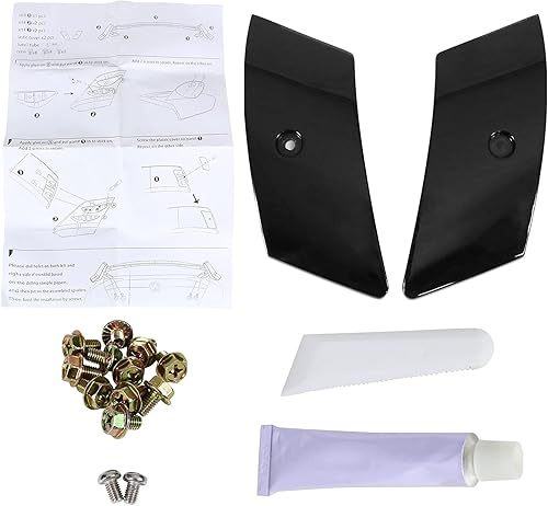 Miniatura 8 de FREEMOTOR802 Compatible con Honda Civic 2016-2020 de 2 puertas, alerón de maletero de 2 puertas, centro negro brillante pintado TR  #731788 Orquídea