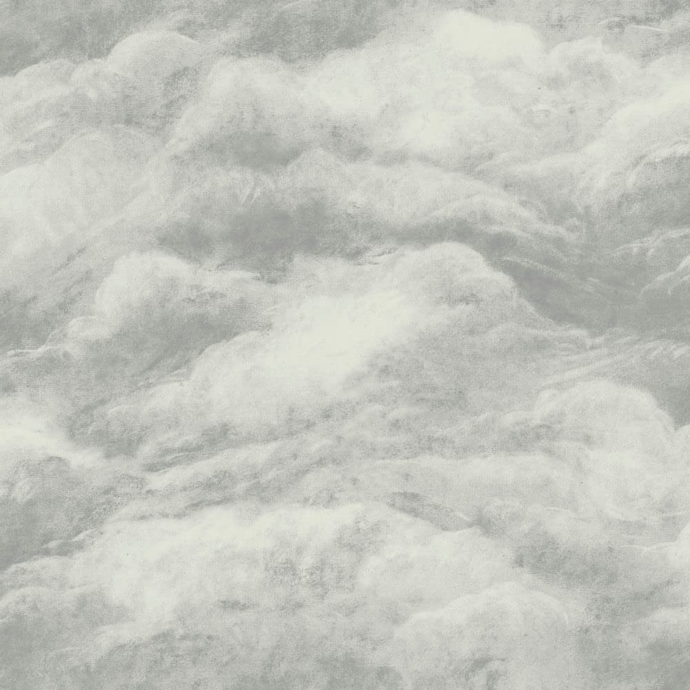 Belgravia Cloud Weave Silver Grey Luxury Heavyweight Vinyl Wallpaper Modern
