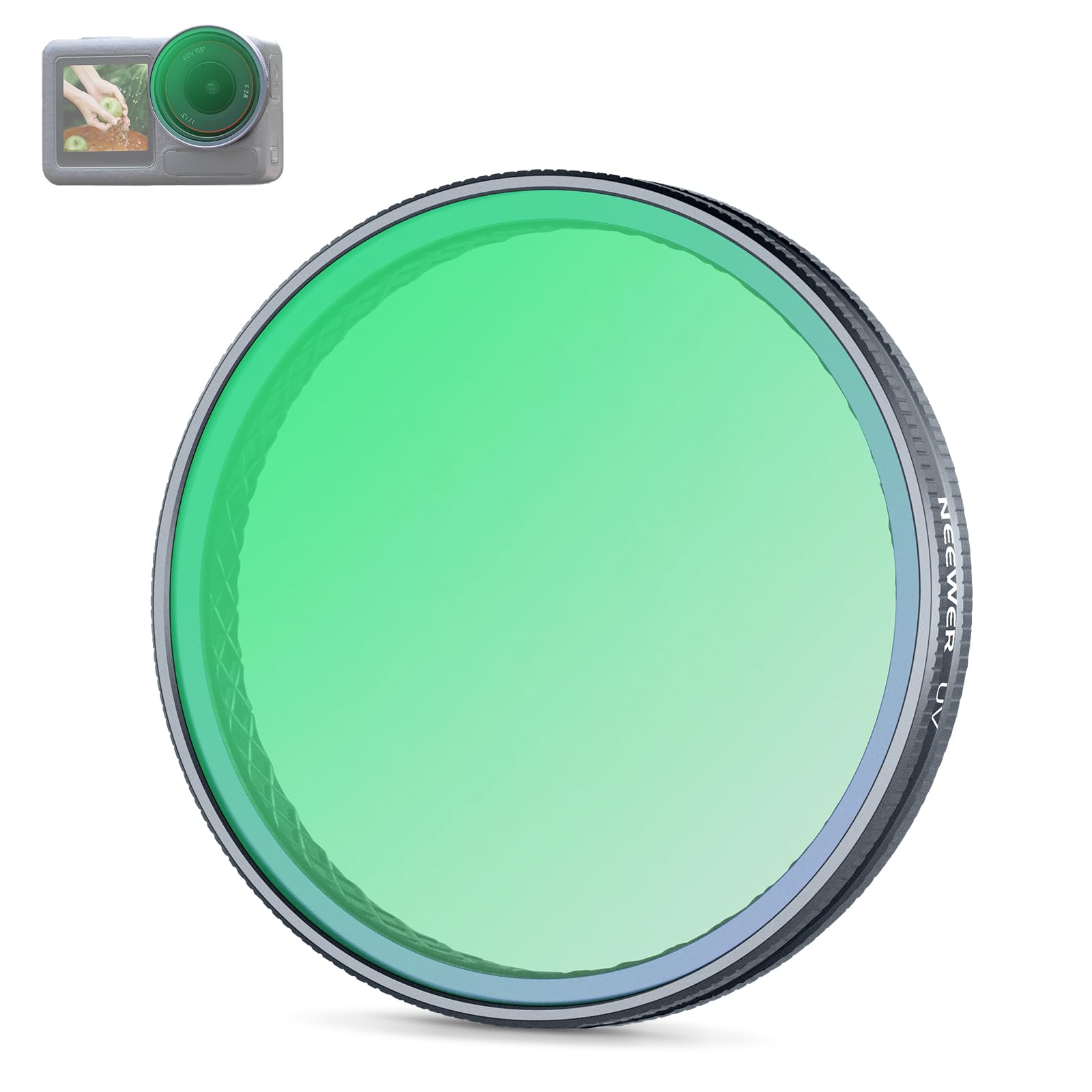 Filtre UV NEEWER pour DJI Osmo Action 5/4/3 - Protection en Verre HD