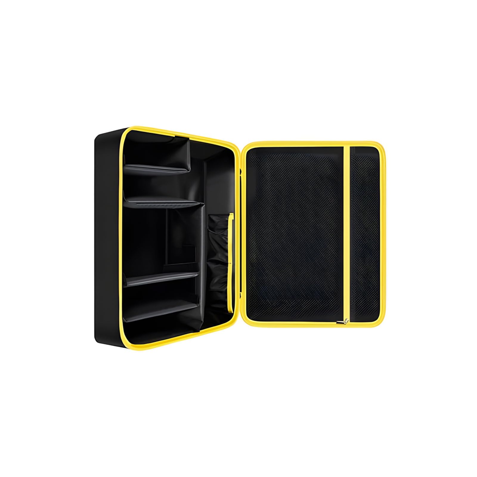 Carrying Case for Power Tool Accessories Featuring Foam Inserts and Exterior Workshop Tool Organization Structure