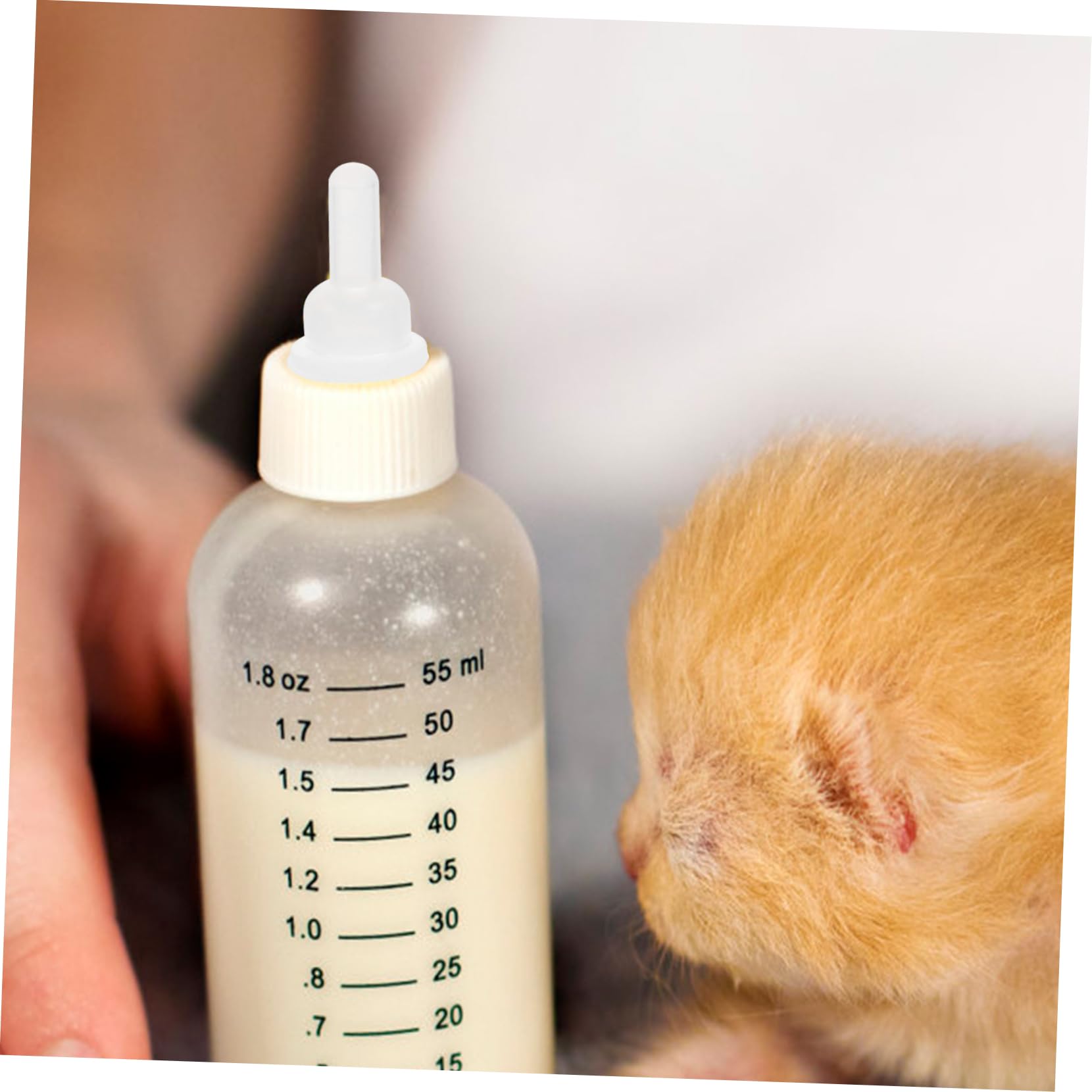 Toyvian 40pcs Bunny Feeding Bottle Pacifiers Safe Silicone Nipples for Puppies Nursing Bottle Feeder Nipples