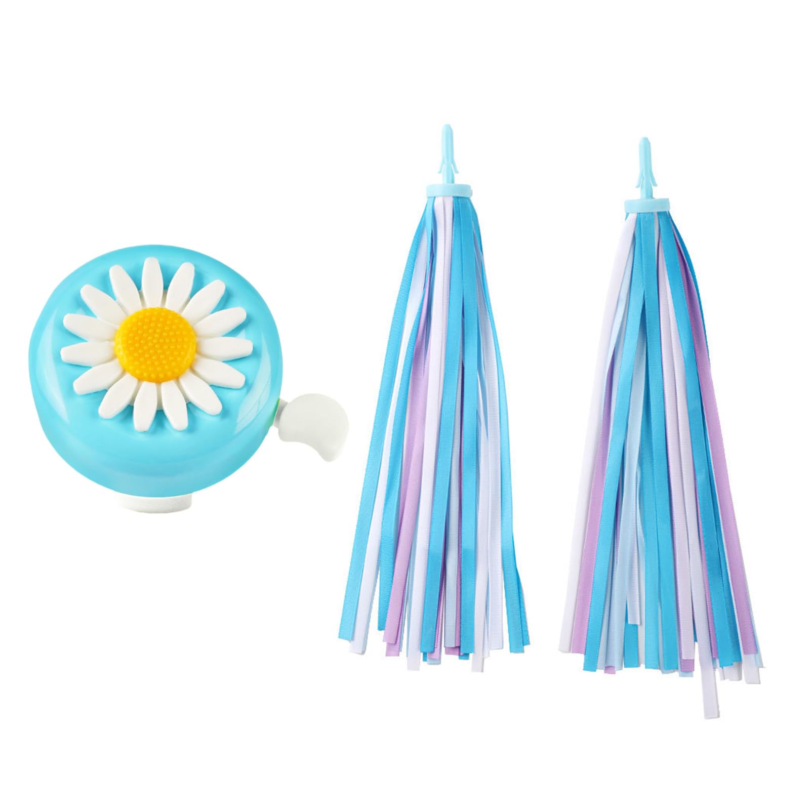 Kids Bike Bells and Streamers Children Bicycles Bells with Tassels Ornaments Cycling Accessories Easy Installation