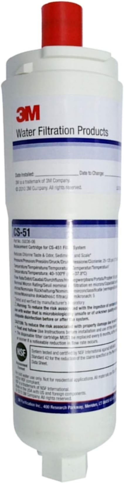 CUNO CS-51 FILTER CARTRIDGE for BOSCH, NEFF, SIEMENS FRIDGES/FREEZERS & ABODE AQUIFIER COMPATIBLE