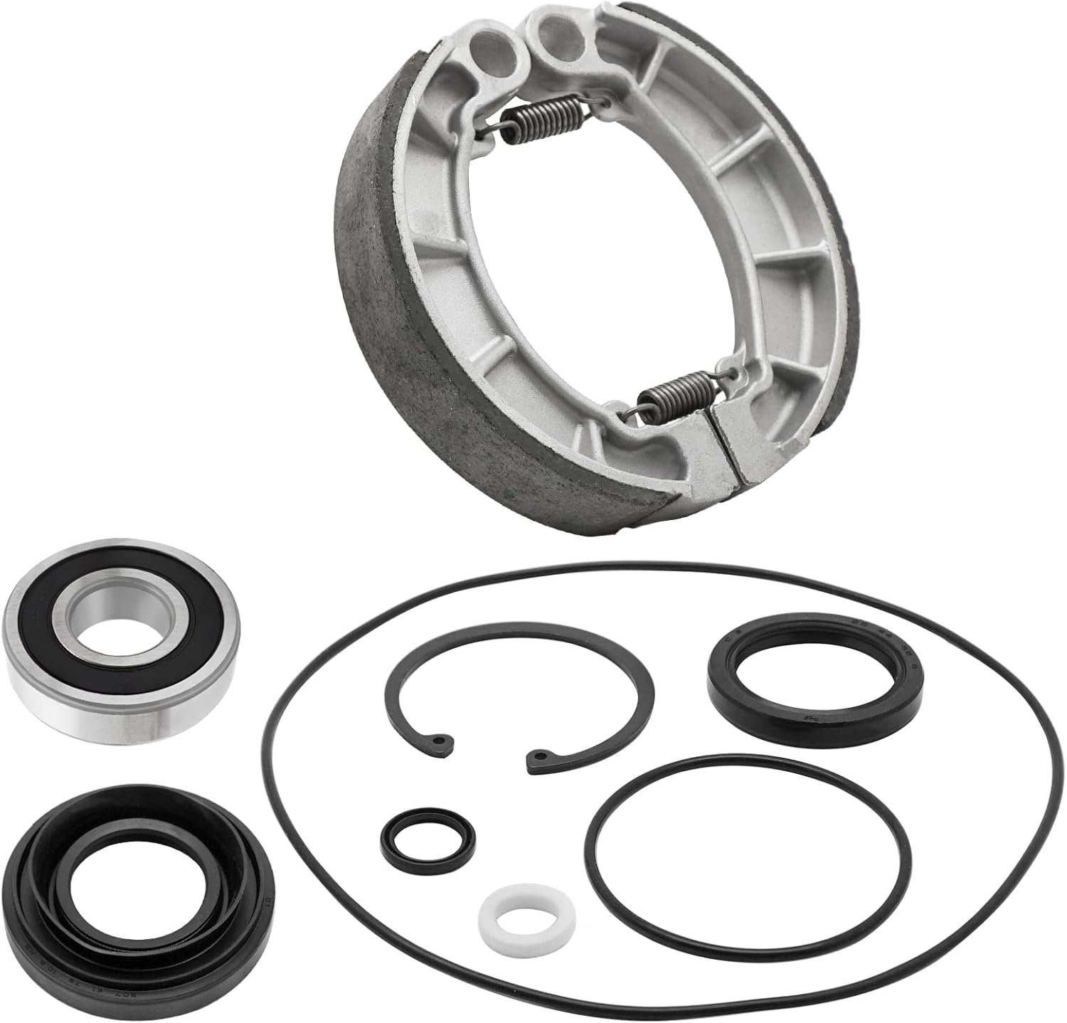 Rear Brake Drum Seal And Bearing O-RING Kit For Honda 2007 2008 - Foto 14