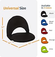 Vista 2 de Alpcour Asiento plegable para estadio – Silla de lujo reclinable impermeable para campamento al aire libre para gradas – Los mejores asientos de 6