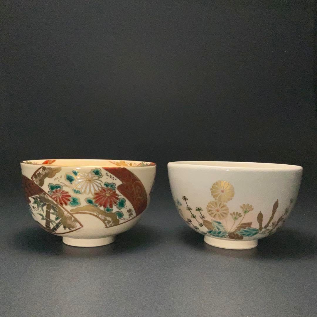 中里太亀作 唐津焼 刷毛目 茶碗 共箱 共布 茶道具 中里太亀作 唐津焼 刷毛目 茶碗 共箱 共布 茶道具 中里太亀作
