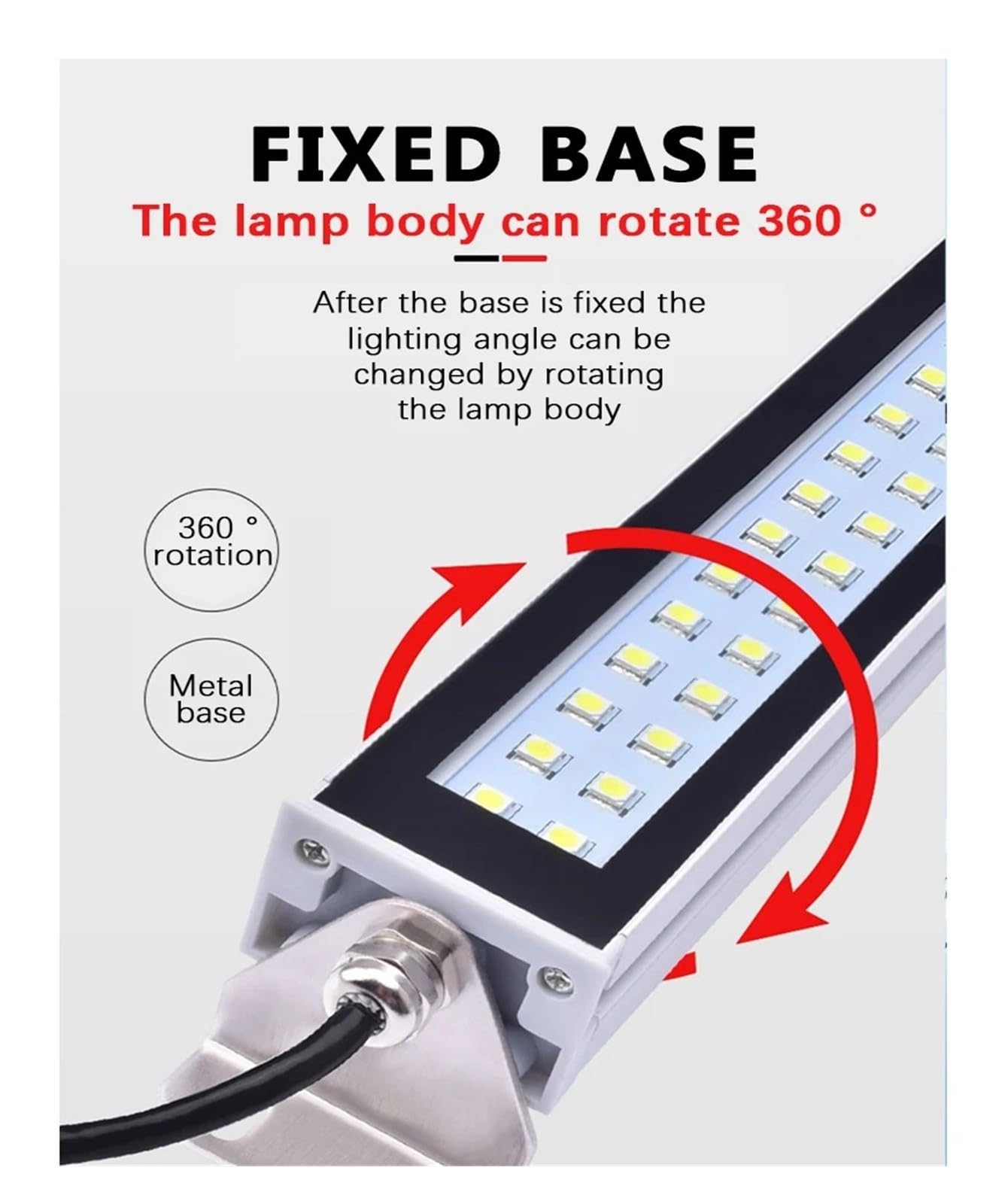 Luz De Trabajo LED IP67 Luces De Tubo for Máquina Herramienta IP67