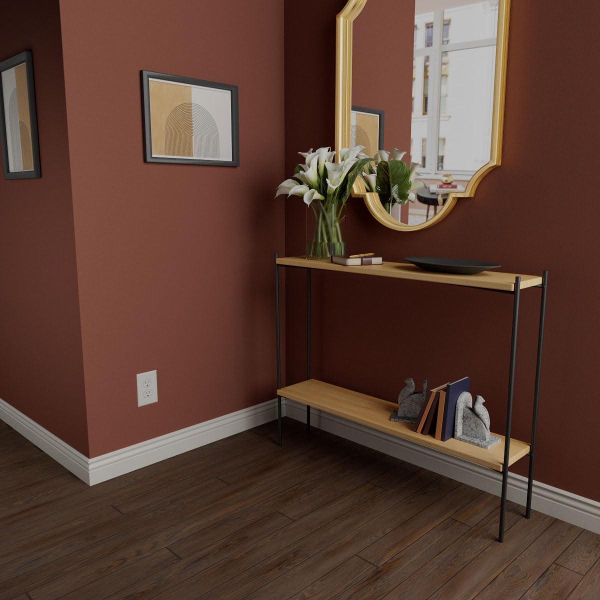 Ekena Millwork Endurathane Bradford Baseboard Moulding, 4 3/4"H x 1/2"P x 94 1/2"L, Factory Primed