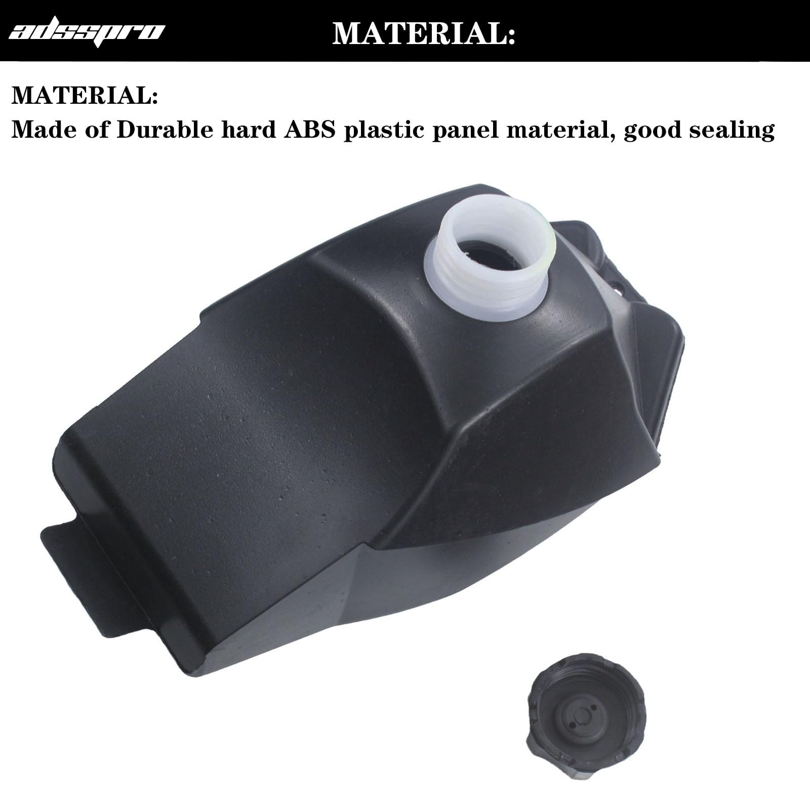 2 Stroke Gas Fuel Tank For 47cc-50cc Chinese Mini Bikes, Quads, ATVs, Dirt Bikes & Go Karts