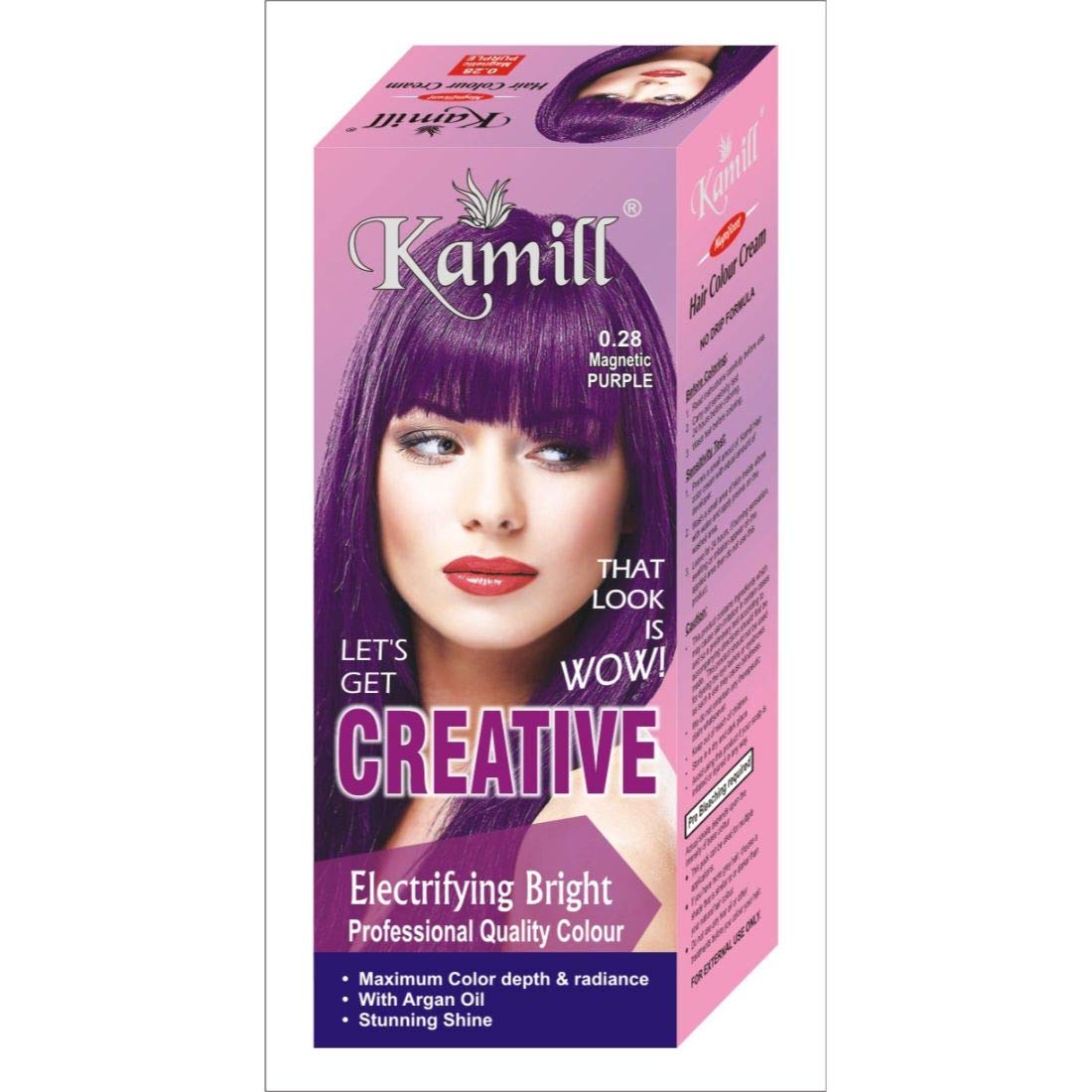 Kamill (0.28) Magnetic Purple Professional Quality Hair Color With The Argan Oil - 100 Gm…