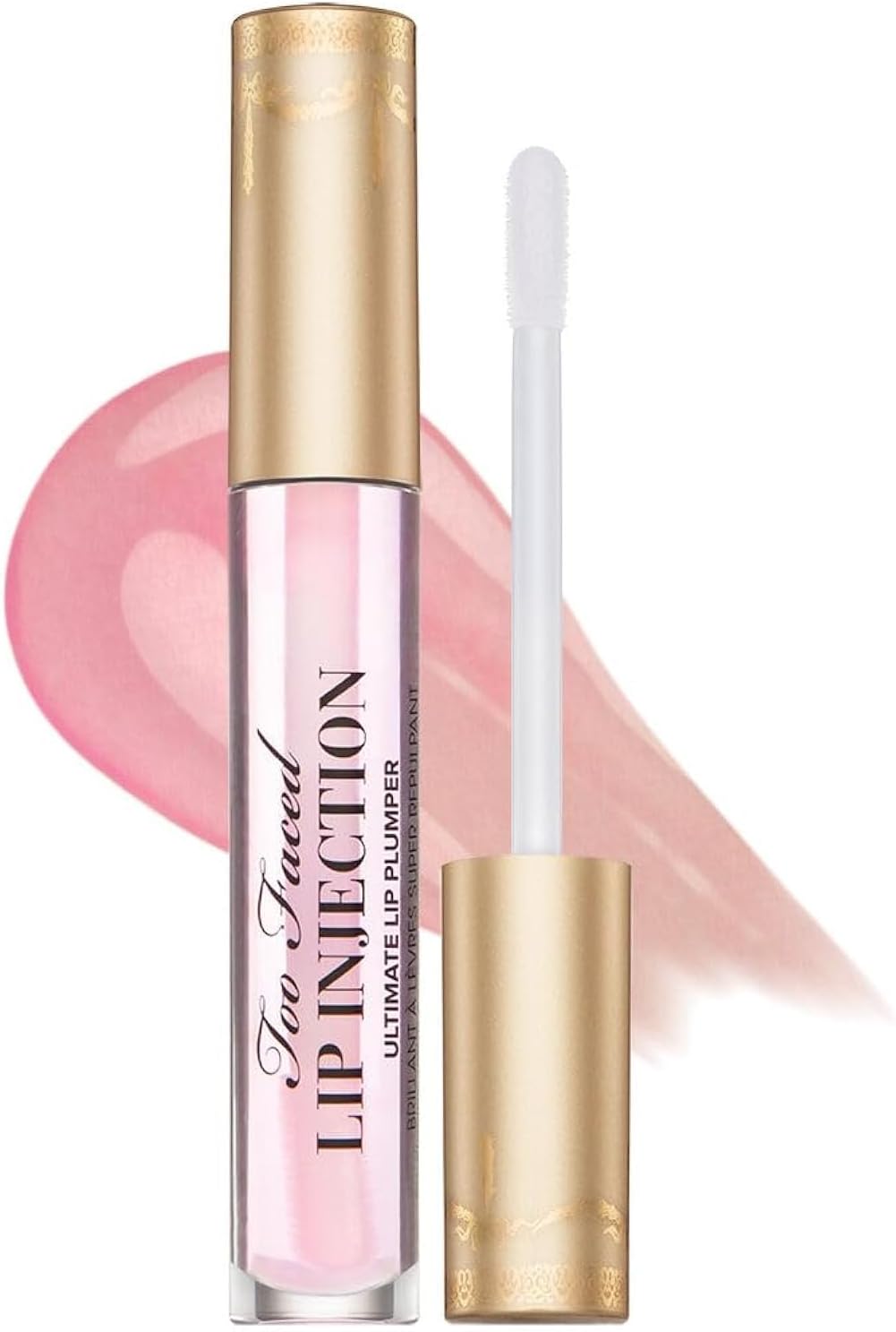 Too Faced CoCo-Shop Lip Injection Extreme Lip Gloss, Glossy Finish, 4 g (Turbo Power Plumping - 02) - Transparent