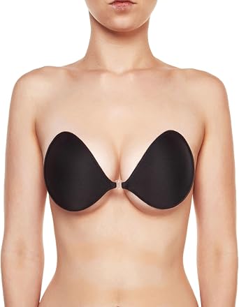 NuBra Feather Lite Adhesive Bra Cup E, Black