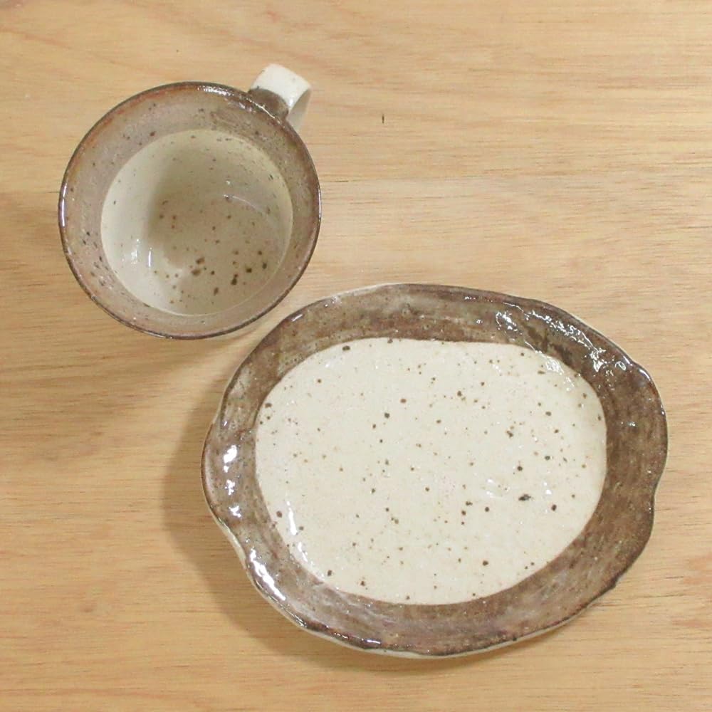 Amazon.co.jp: コーヒーカップソーサー 砂丘 5客セット 和陶器 美濃焼  