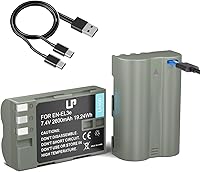 Vista 12 de LP EN-EL3e, EL3, EL3a Batería de 2600 mAh Compatible con Nikon D700, D300s, D300, D200, D100, D90, D80, D70S, D70, D50, MH-18, MH18a, MH-19