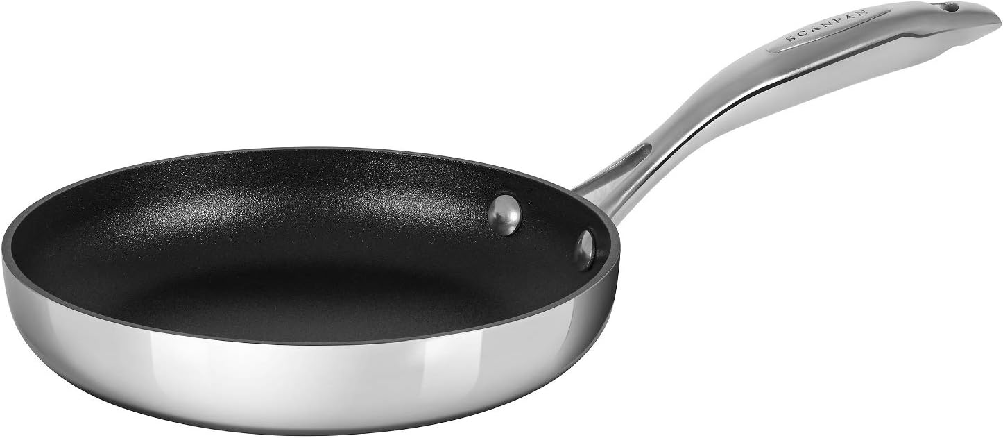 ScanPan Stainless SteelAluminum HaptIQ 8Inch Fry Pan