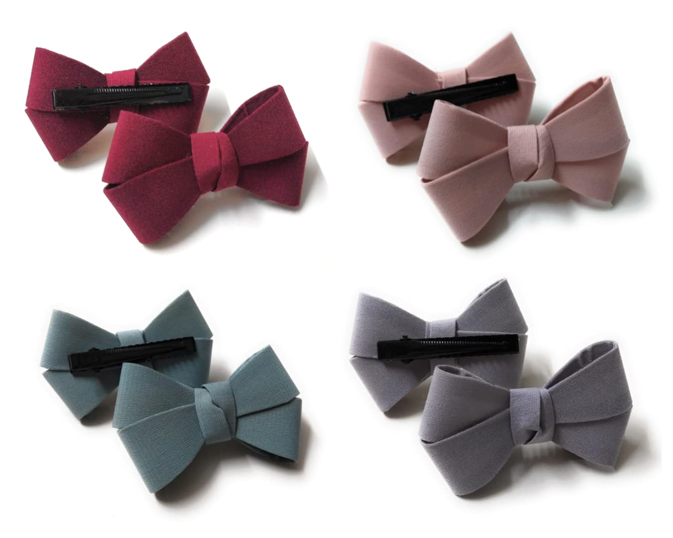 Moms Darling Stylish Hair Accessories, Hair Bows, Ribbon Bows with Alligator Clip/ Hair Clips/ Hair Pins For Toddlers/Kids/ Baby/ Girls/ Women. Pack Of 4. MULTICOLOR (MD PLAIN ALL CLIP 4_1) (B096KQ1JFT) Amazon Price History, Amazon Price Tracker