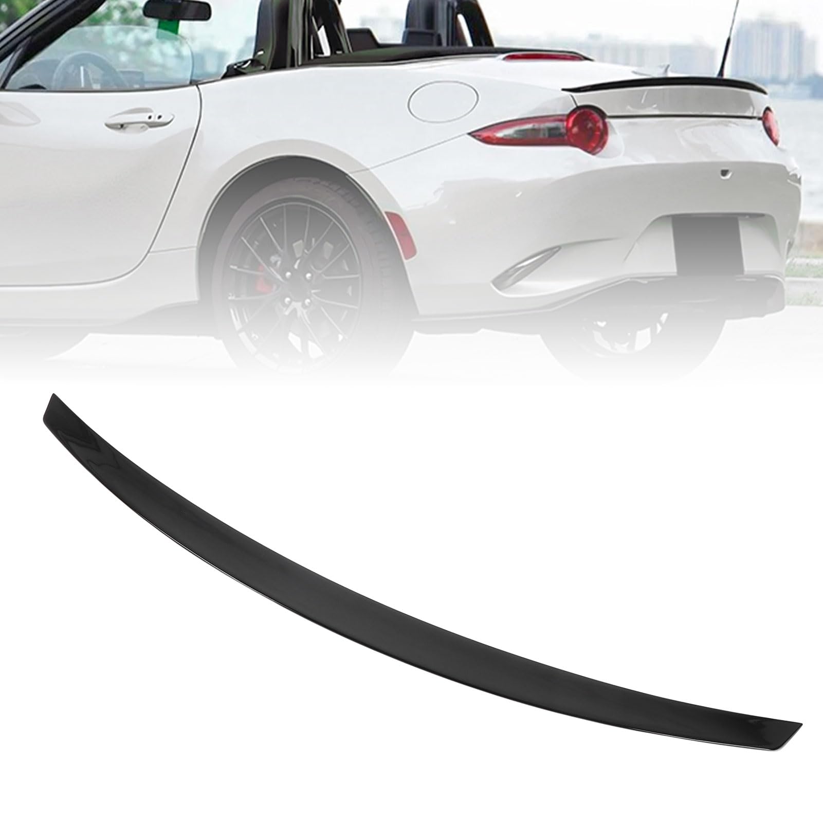 Alerón Trasero para MX 5 Miata ND 2016 2022 Mejora Estabilidad y Estilo Deportivo Ligero y Aerodinámico Fácil Instalación Encaje
