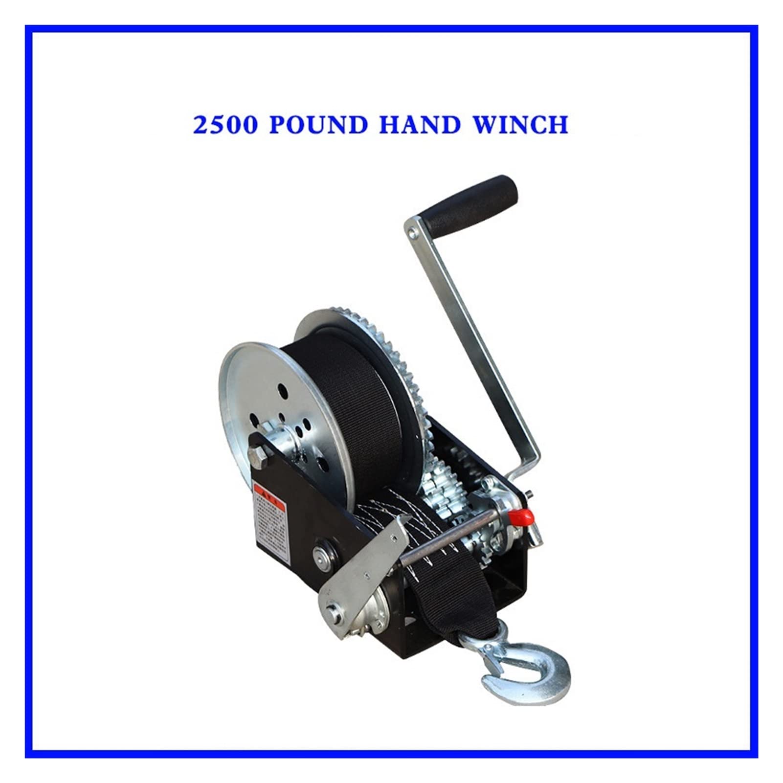 Wciągnik łańcuchowy, 2500 LBS Automatyczny dźwigarka hamulca podnośnikowa Podnośnik do podnośnika Micro Mobile Small Crane(20m wire rope+hook)