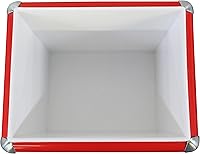 Vista 7 de Leigh Country Life is Good - Hielera metálica roja, diseño gráfico Jake Golfing, portátil con asa de transporte