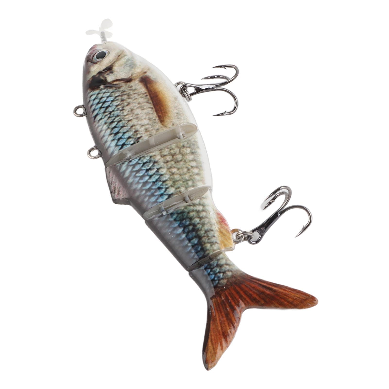 Leurre de Pêche Électrique Rechargeable avec Lumière LED pour Truite, Perche, Sandre