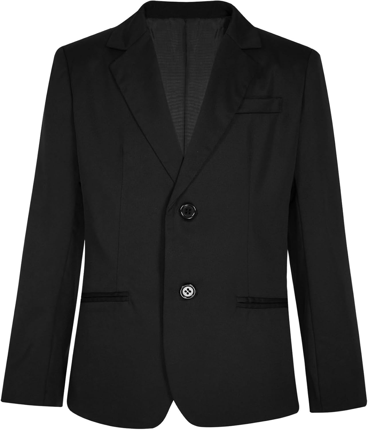 Boys' Blazer Suit Jacket 2-Button Single Breasted Closure Wedding Evening Party Formal Blazer