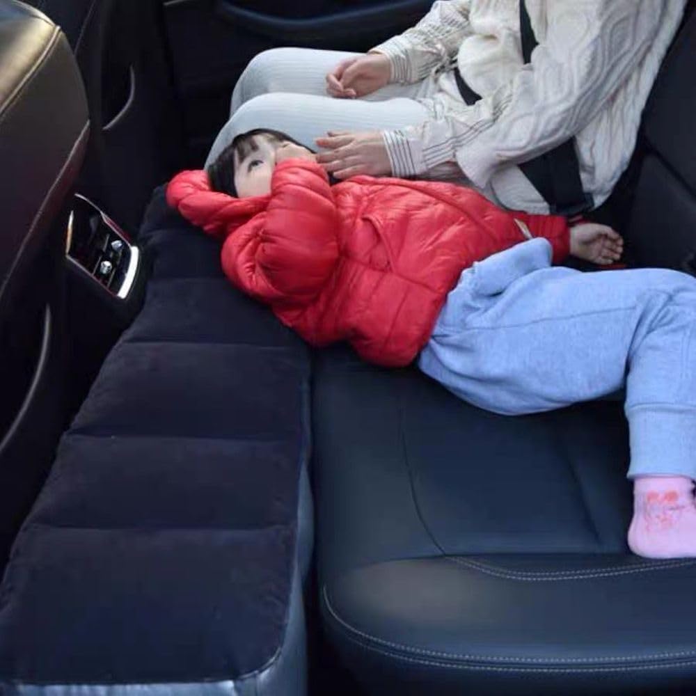 xixikiss Inflatable SUV Car Mattress Back Seat Gap Filler Pad Extender Portable Sleeping Air Bed for Outdoor Camping Travel with Air Pump