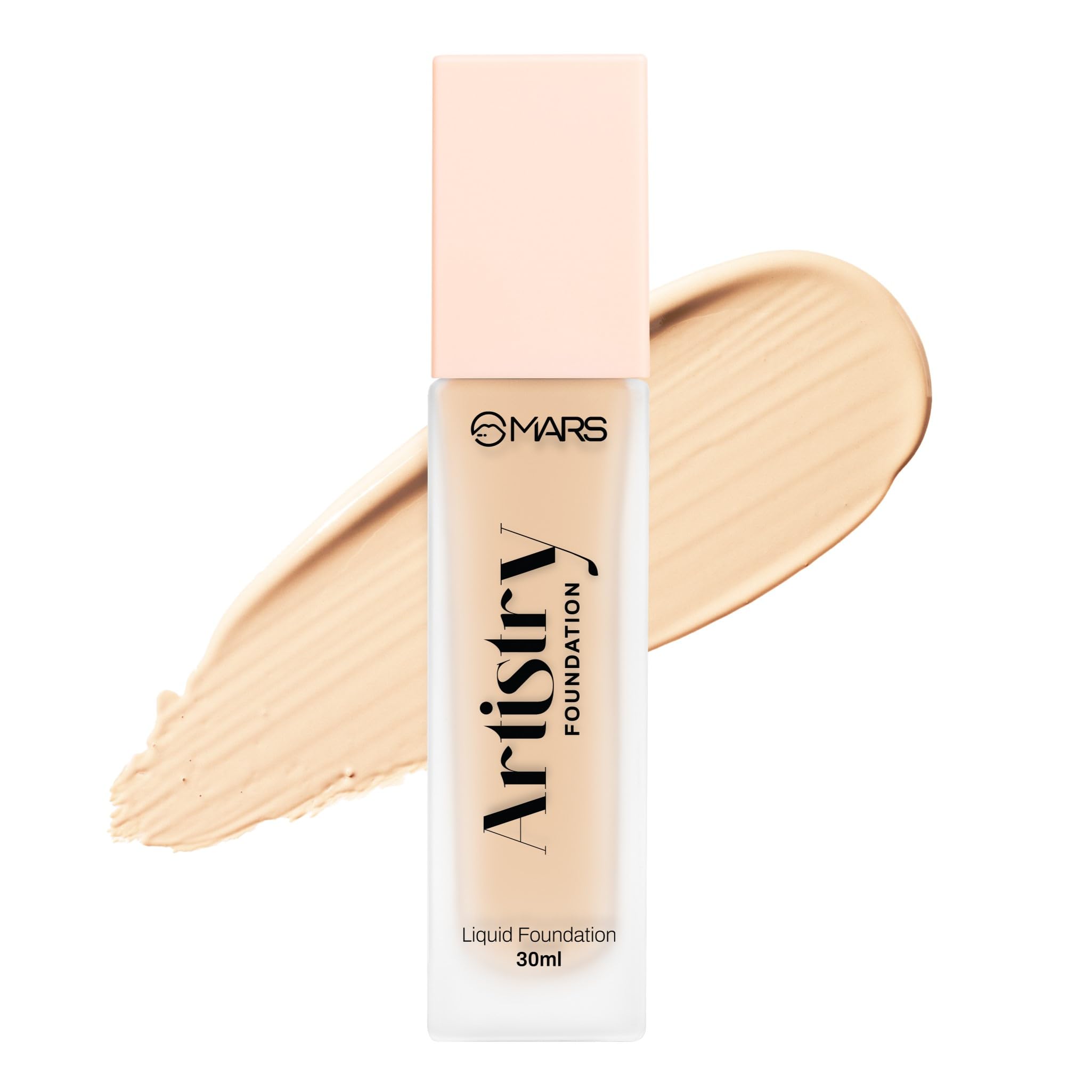 MARS Artistry Liquid Matte Foundation for Radiant Finish (30ml) (03-MEDIUM BUFF) | Skincare Ingredients | Medium to High Coverage | Moisturizing | Long-Lasting & Lightweight Formula-picture-51