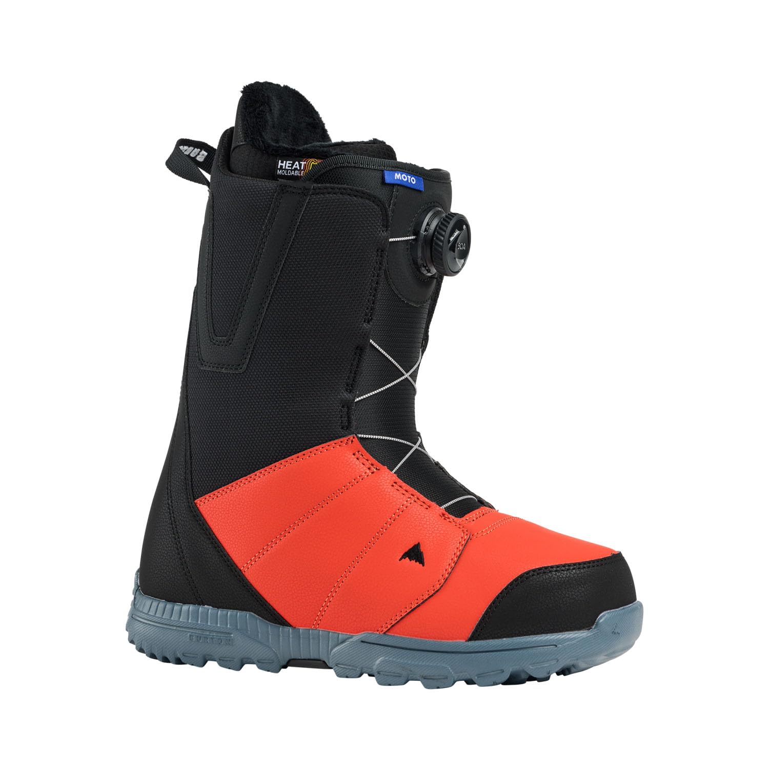 Burton Moto Boa Snowboard Boots Regular Black Fiesta Red Homme Taille 45 Noir