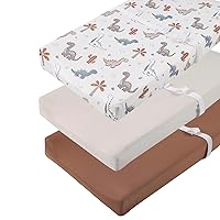 Vista 16 de Juego de 3 fundas para cambiador, tejido de punto ultra suave para bebés, niños y niñas, cohete satélite/coche/autobús