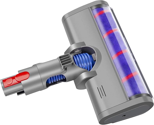 ARyee Roller Head LED Headlights Cleaner Brush Compatible with Dyson V7 V8 V10 V11