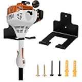 Datdifen Garage Organization Wall Mounted Storage Rack, Heavy Duty Tool Hanger for Grass Trimmer, Hedge Trimmer, Weed Wacker and Garden Power Tools, 1 Pack